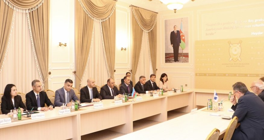 Baş Prokurorluqda Avropa Şurasının nümayəndə heyəti ilə görüş keçirilib