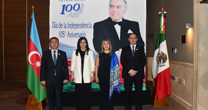 Azərbaycanın Müstəqillik Günü münasibətilə Mexikoda rəsmi qəbul keçirilib