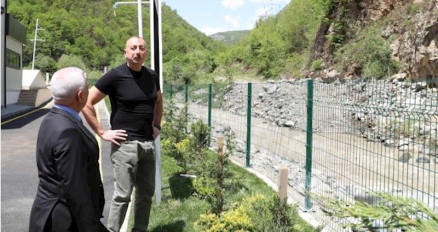 Prezident İlham Əliyev Kəlbəcər rayonuna səfər edib