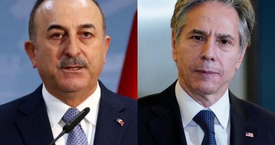 Çavuşoğlu və Blinken taxıl sazişini və İsveçin NATO-ya daxil olmasını müzakirə edib