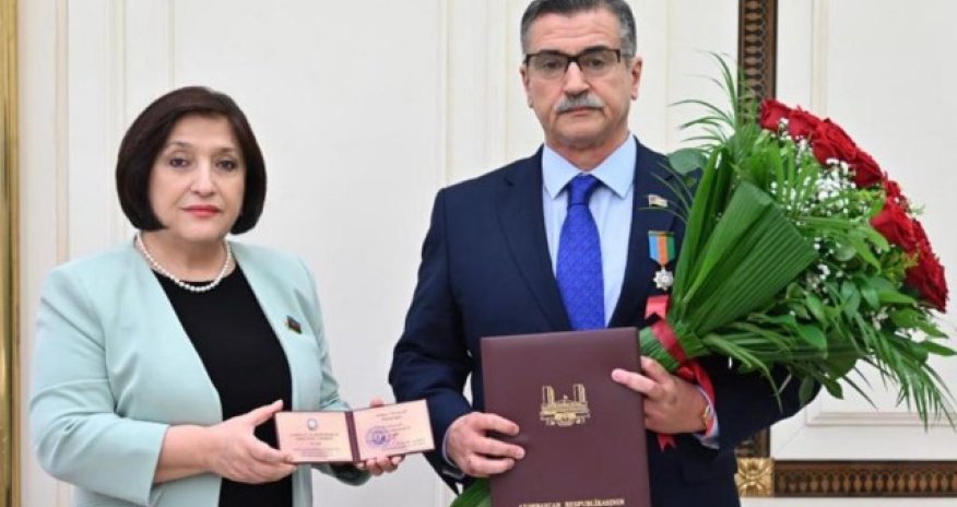 Novruz Aslanov I dərəcəli “Vətənə xidmətə görə” ordeni ilə təltif edildi