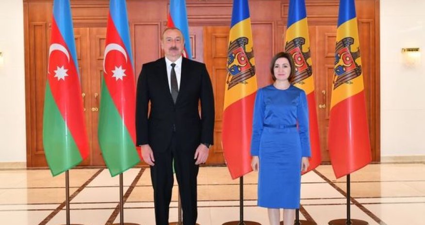 İlham Əliyev  Moldova prezidenti Maya Sandu ilə görüşüb -Yenilənib