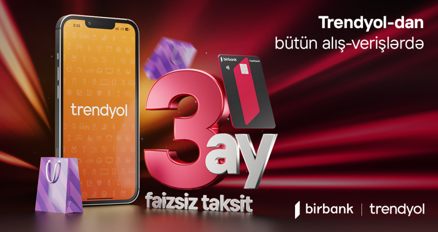 Возможность беспроцентной рассрочки в Trenyol для держателей карты Birbank!
