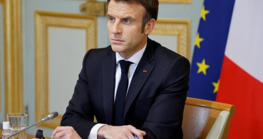 Azərbaycan XİN Makronun bəyanatına reaksiya verib