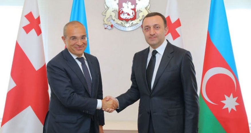 Mikayıl Cabbarov İrakli Qaribaşvili ilə görüşüb