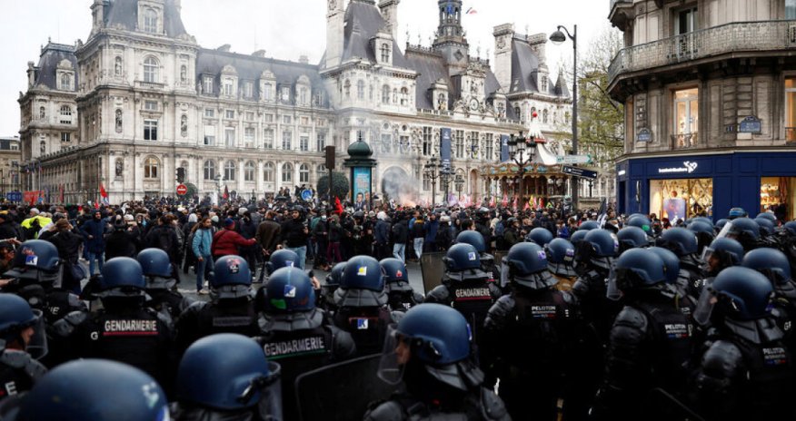 Fransada pensiya islahatına qarşı 600 min insanın mitinq keçirəcəyi gözlənilir