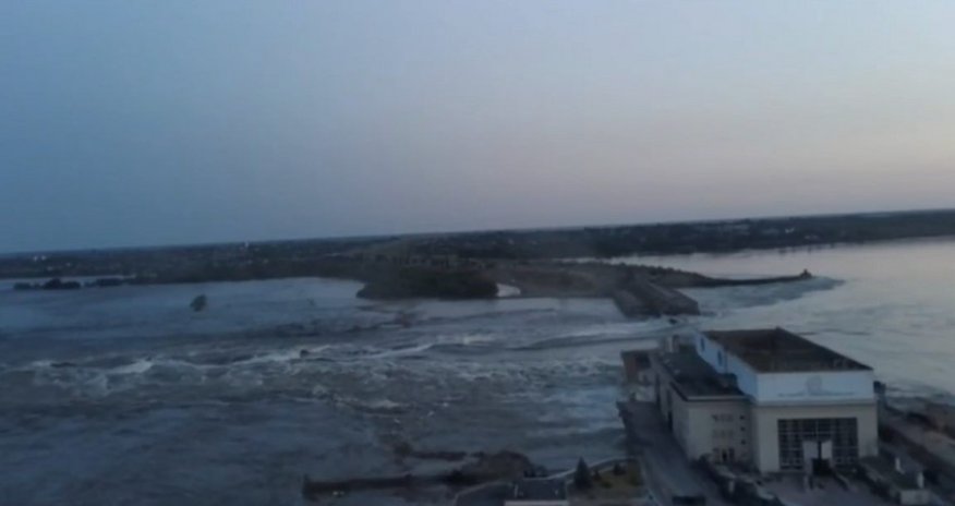 Ukraine dam blast - result of Russian invasion - UK minister