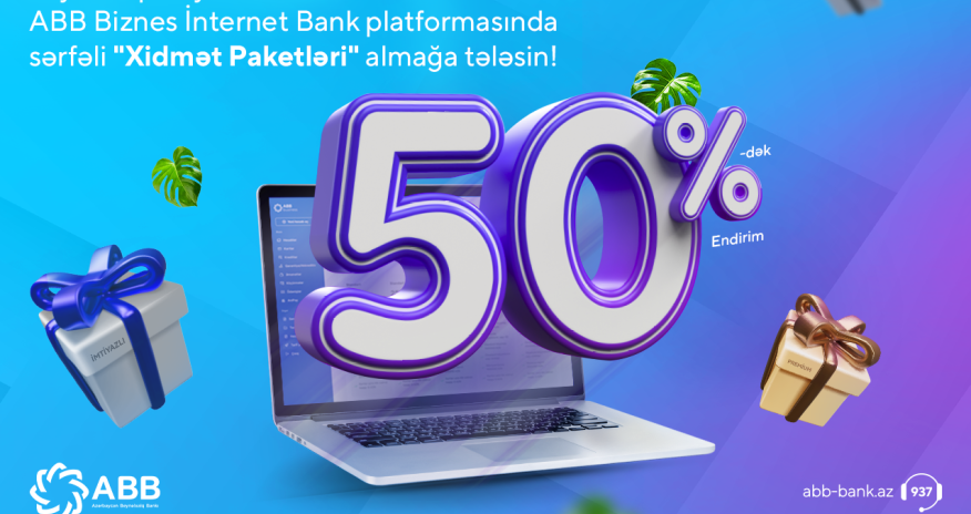 ABB-nin bizneslər üçün xidmət paketləri 50%-dək endirimlə