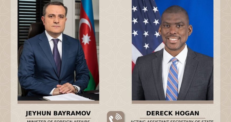 Azərbaycanın XİN başçısı ilə ABŞ dövlət katibinin nümayəndəsi arasında telefon danışığı olub