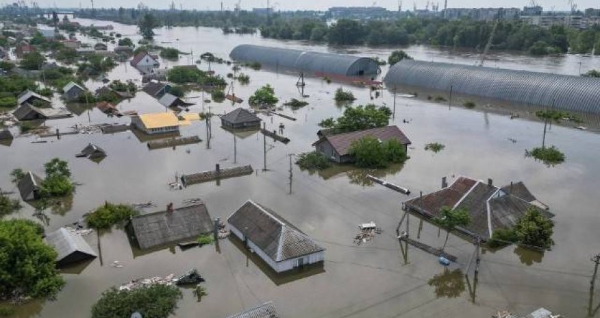 Kaxovkanın partladılması Ukraynaya 14 milyard dollar zərər vurub