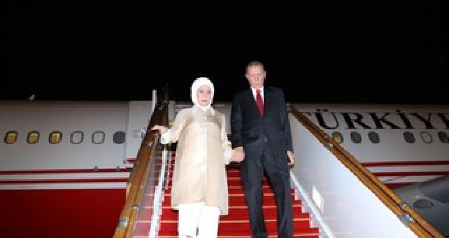 Türkiyə prezidenti Rəcəb Tayyib Ərdoğan  Azərbaycana  gəlib
