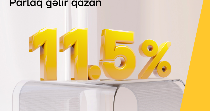 Yelo Bank ilə pulunuz 11.5%-dək artır!