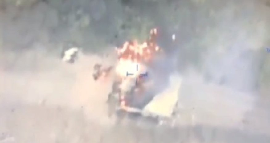 Ermənilərin hücuma başladığı post belə dağıdıldı - Video