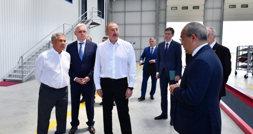 Azərbaycan və Tatarıstan liderləri birlikdə Zəngilan aeroportundan Bakıya yola düşüblər