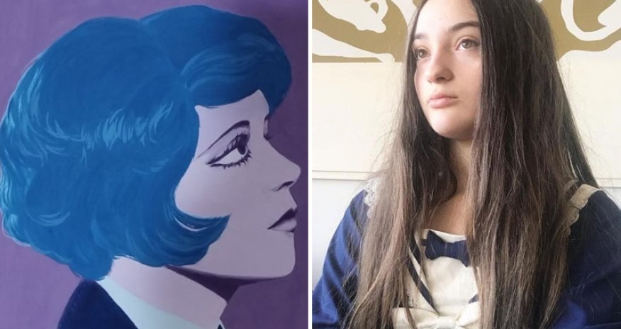 Gənc rəssam Aylinin özünəməxsus yaradıcılıq dünyası - FOTOLAR