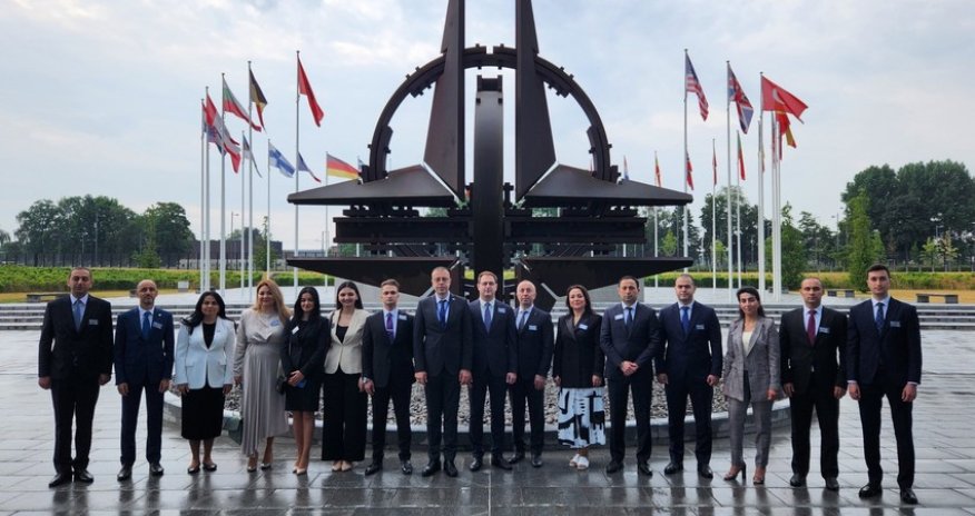 Officials of Azerbaijani state authorities study NATO's experience in countering disinformation in Brussels