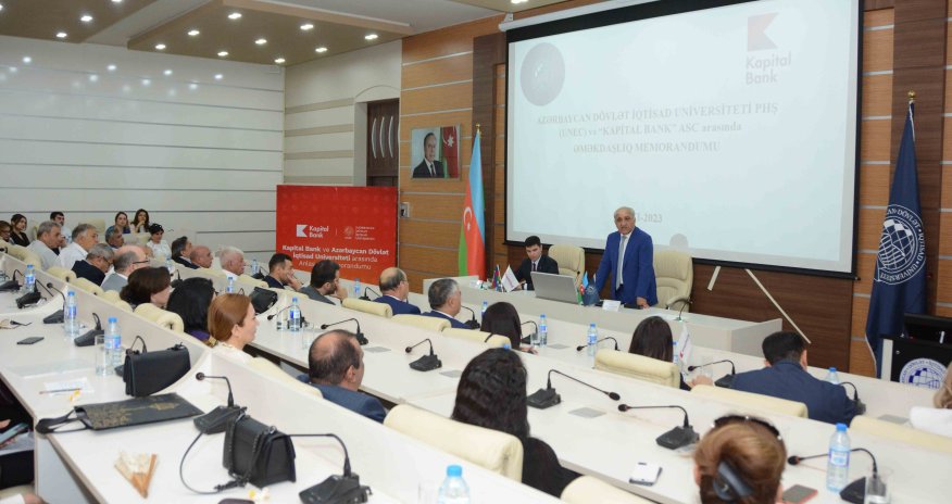 Kapital Bank-la UNEC arasında yeni memorandum imzalandı