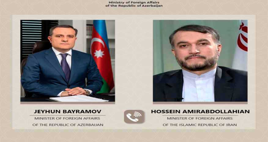 Azərbaycan və İran XİN rəhbərləri münasibətlərin cari vəziyyətini müzakirə edib