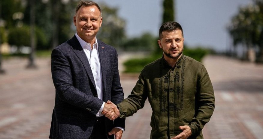 Polşa Prezidenti Kiyevə səfər edib