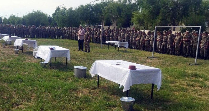 Azərbaycan Ordusunda Qurban bayramı münasibətilə tədbirlər keçirilib