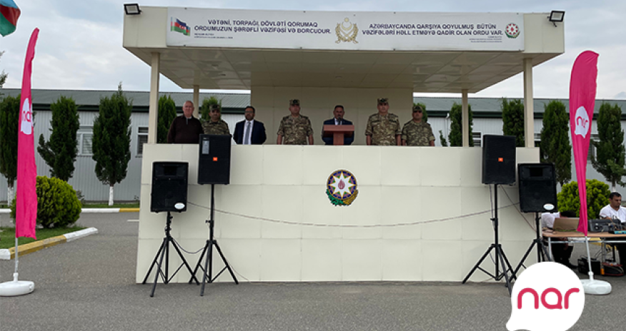 Nar Silahlı Qüvvələr Günü münasibətilə hərbçiləri təbrik etdi