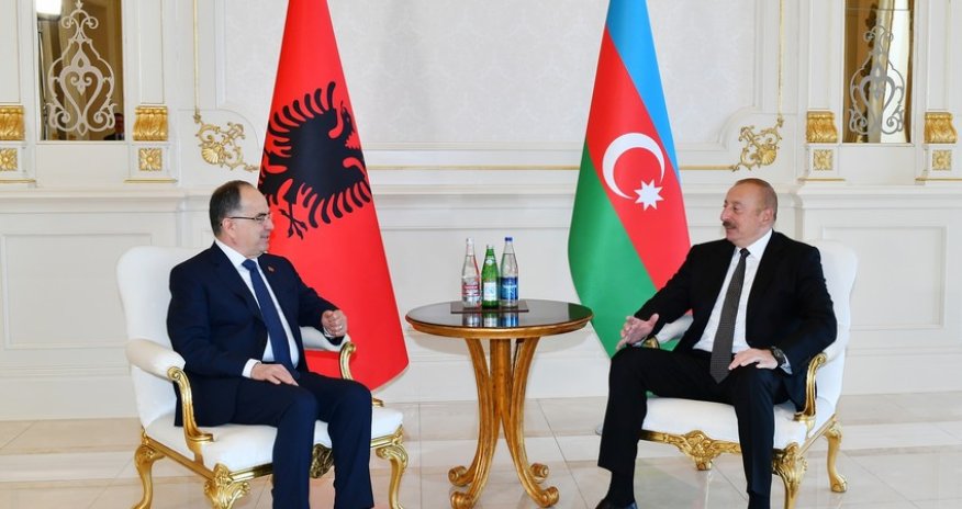 Azərbaycan və Albaniya prezidentlərinin təkbətək görüşü keçirilib