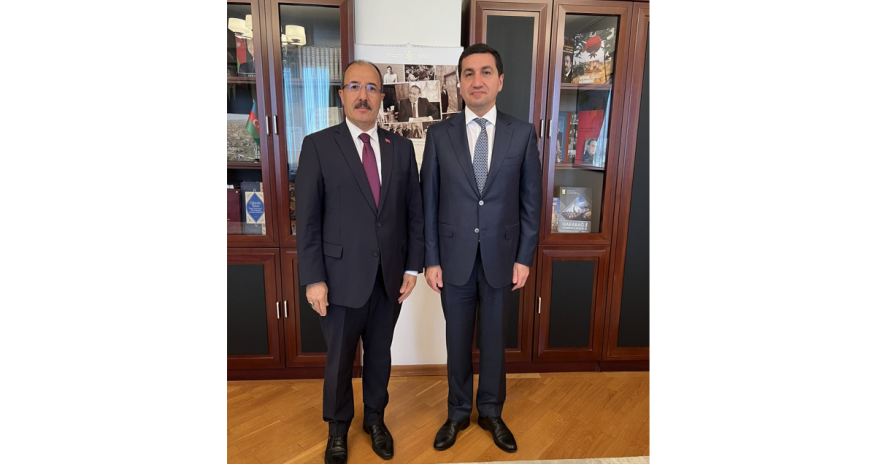 Prezidentin köməkçisi Türkiyə səfiri ilə regional məsələləri müzakirə edib