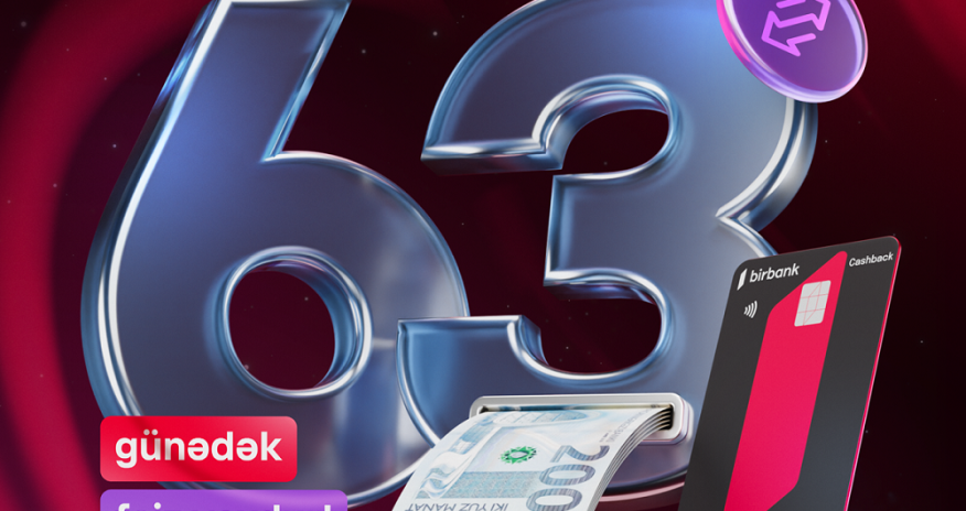 Birbank taksit kartlarında bütün əməliyyatlarda güzəşt müddəti 63 günədək oldu