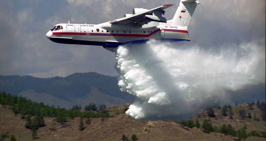 Rusiya Türkiyədəki meşə yanğınları ilə mübarizəyə amfibya təyyarələri göndərib