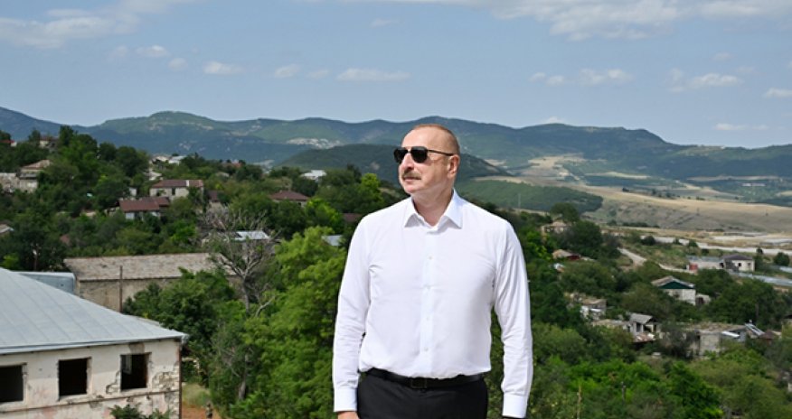 Prezidentin Xocalıya səfərindən - Video