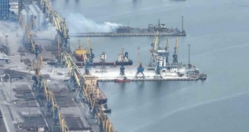 Ukrayna Rusiyanın 6 limanının akvatoriyasında hərbi təhlükə elan edib