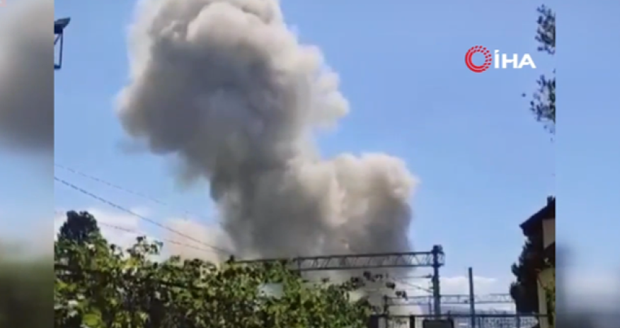 Türkiyədə limanda güclü partlayış - Yaralılar var