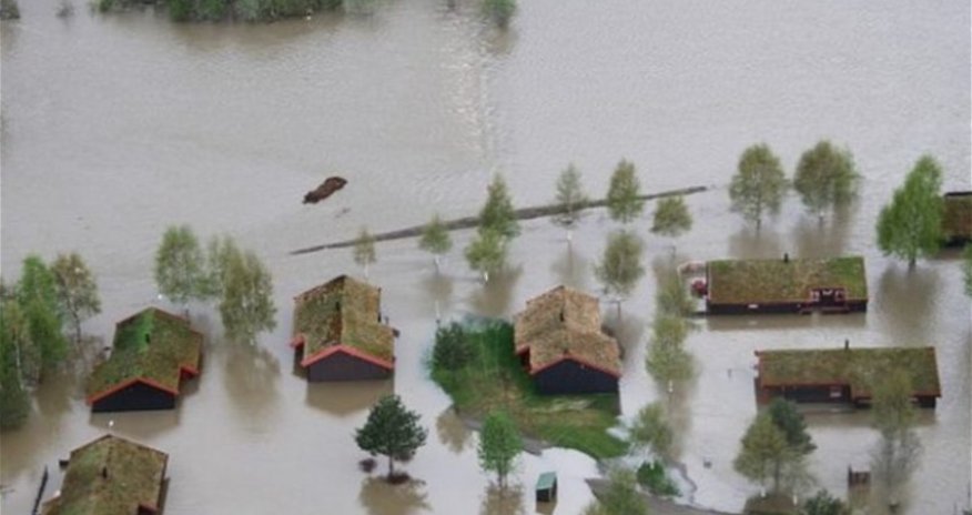 Norveçdə daşqın səbəbindən 4 minə yaxın insan təxliyə edilib