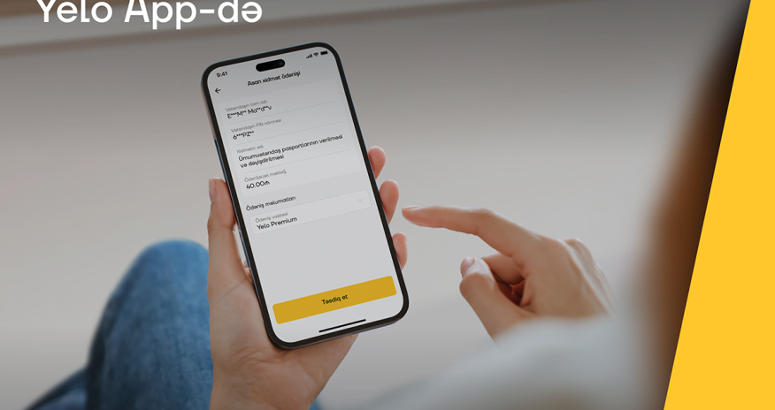 “ASAN pay” rahatlığı Yelo App-də!