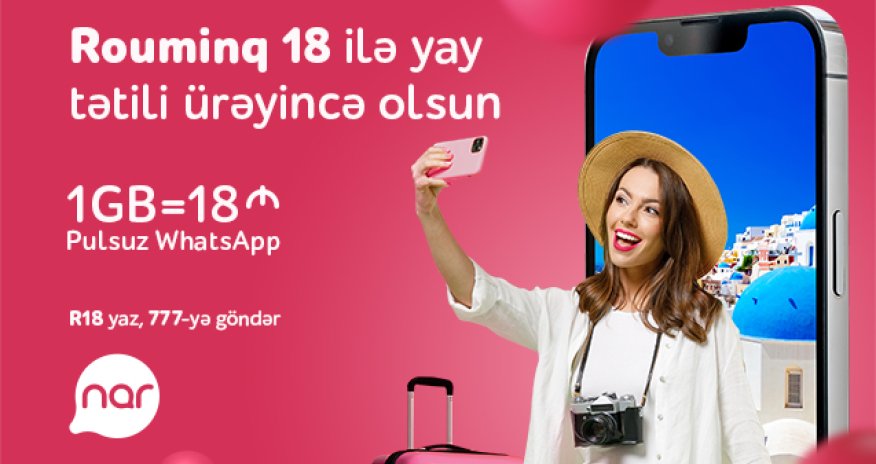 “Nar” introduces favorable roaming: Free chat on Whatsapp