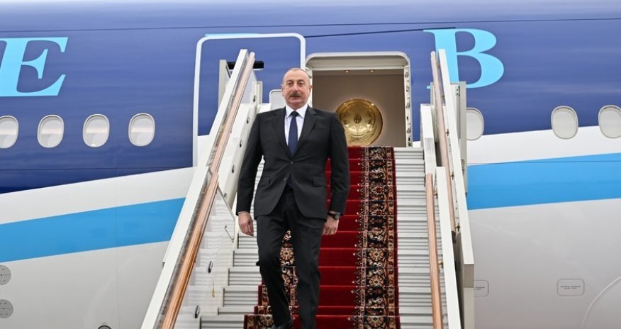 Prezident İlham Əliyev Macarıstana işgüzar səfərə gedib