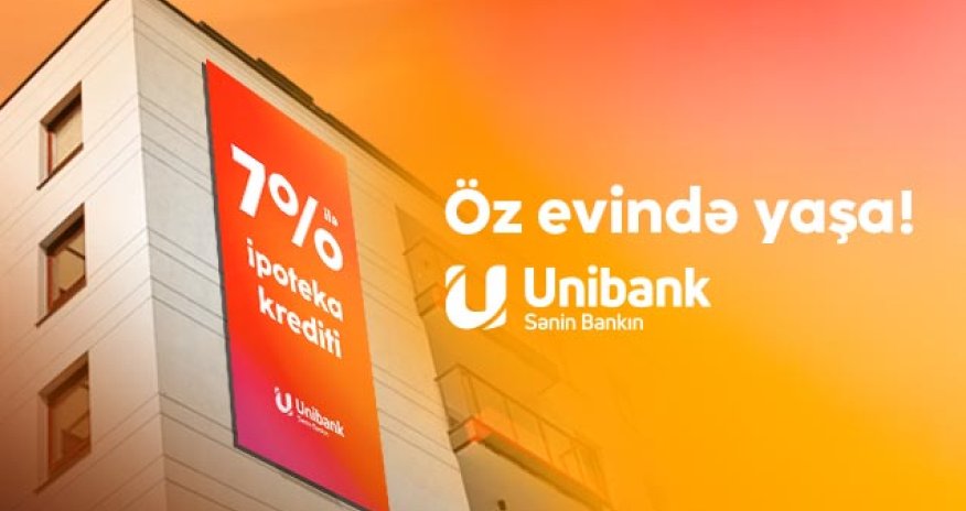 Unibank indiyədək 106 milyon manatdan çox ipoteka krediti verib