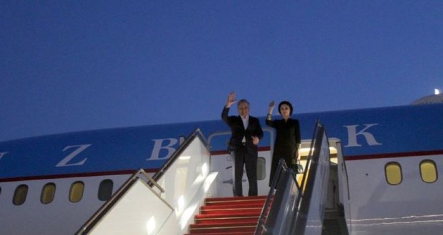 Özbəkistan Prezidenti Şavkat Mirziyoyevin Azərbaycana səfəri başa çatıb