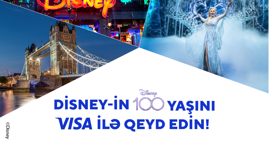 ABB-nin Visa premial kartları ilə övladlarınızı Disneyləndə səyahətə aparın!