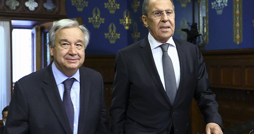 Lavrov Quterriş ilə “taxıl sazişi”ni müzakirə edib