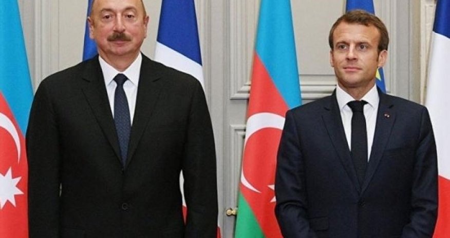 Makron İlham Əliyevə zəng edib