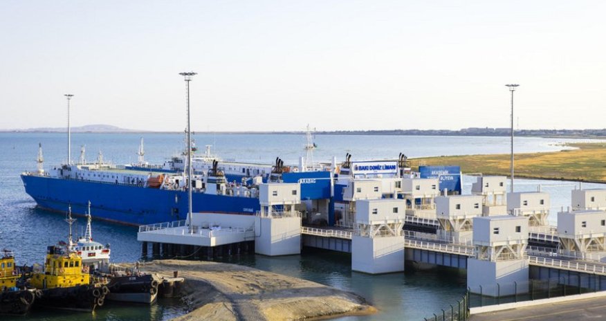 Bakı Beynəlxalq Dəniz Ticarət Limanı ilə yükdaşımalar artıb