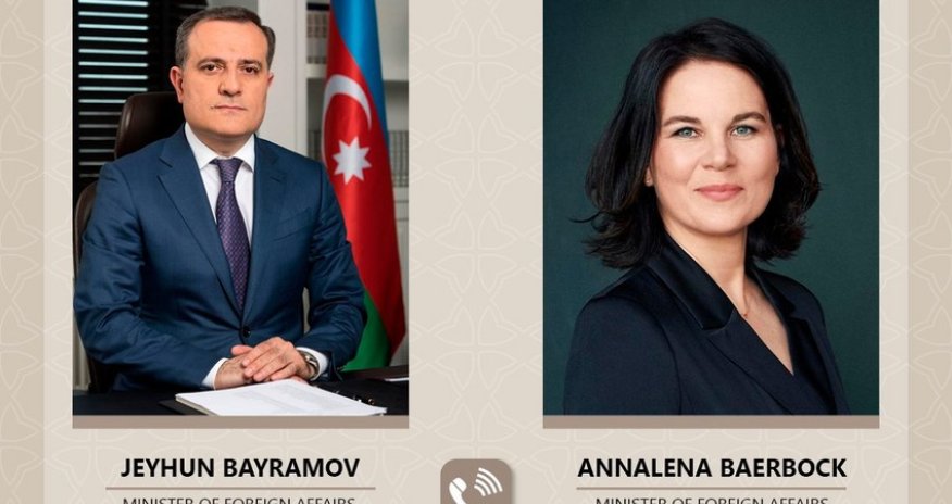 Bayramov almaniyalı həmkarı ilə son prosesləri müzakirə edib