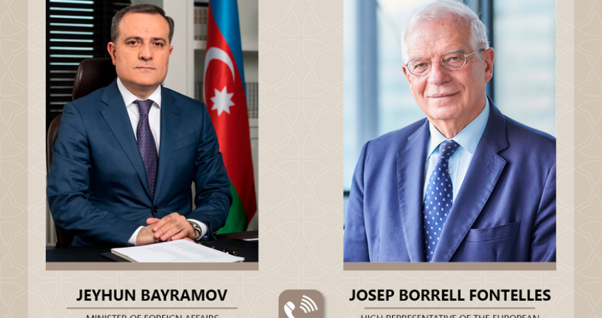 Ceyhun Bayramov Cozep Borellə bölgədəki cari vəziyyəti müzakirə edib