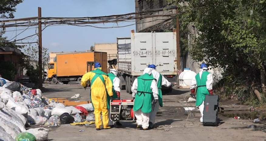 Sumqayıtda aşkarlanan radioaktiv maddə FHN-in xüsusi kombinatına aparılıb