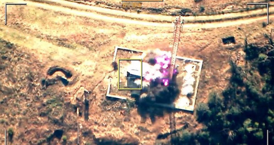 Ermənistanın hərbi təyinatlı radiotexniki qovşağı məhv edilib