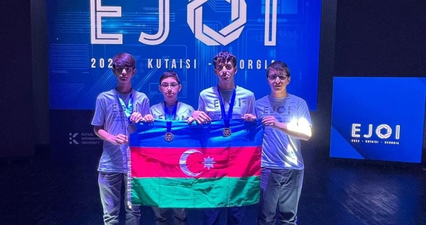 Azerbaijani teenagers have achieved success at the European Olympiad in Informatics!