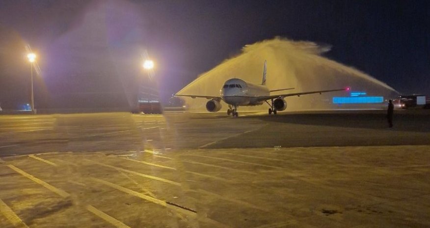 Bakı hava limanı Yunanıstanın “Aegean Airlines” aviaşirkətinin ilk reysini qarşılayıb