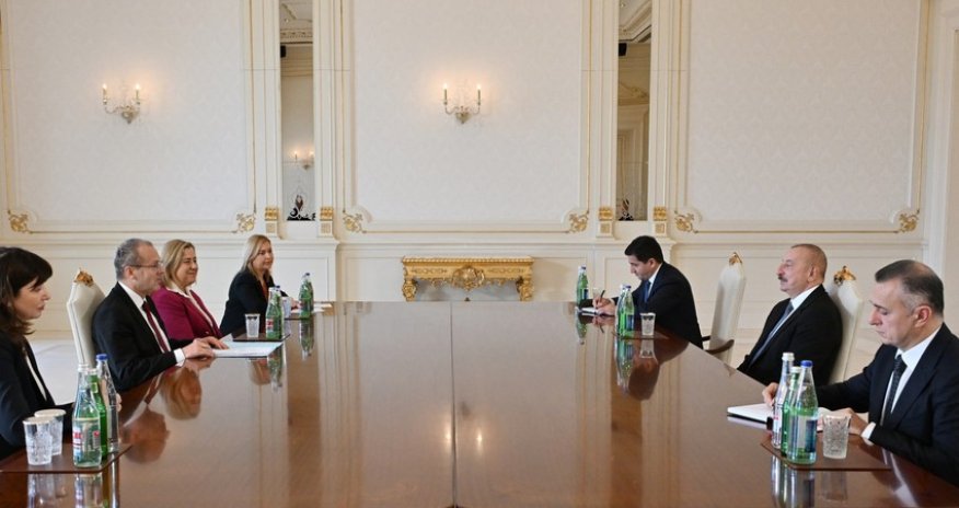 Əliyev ÜST-ün Avropa üzrə regional direktorunu qəbul edib