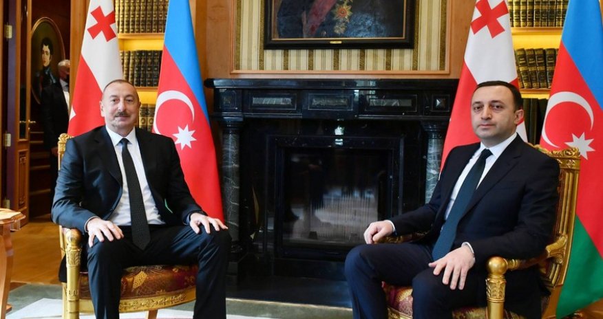 Prezident İlham Əliyevin İrakli Qaribaşvili ilə təkbətək görüşü keçirilib - Yenilənib